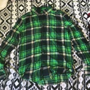 Green, Blue, White Flannel